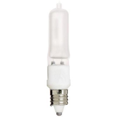 50W 120V T4 E11 Halogen Frosted Bulb by SATCO Lighting - Starlight Lighting USA and Canada